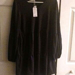 Black Long-Sleeve Dress